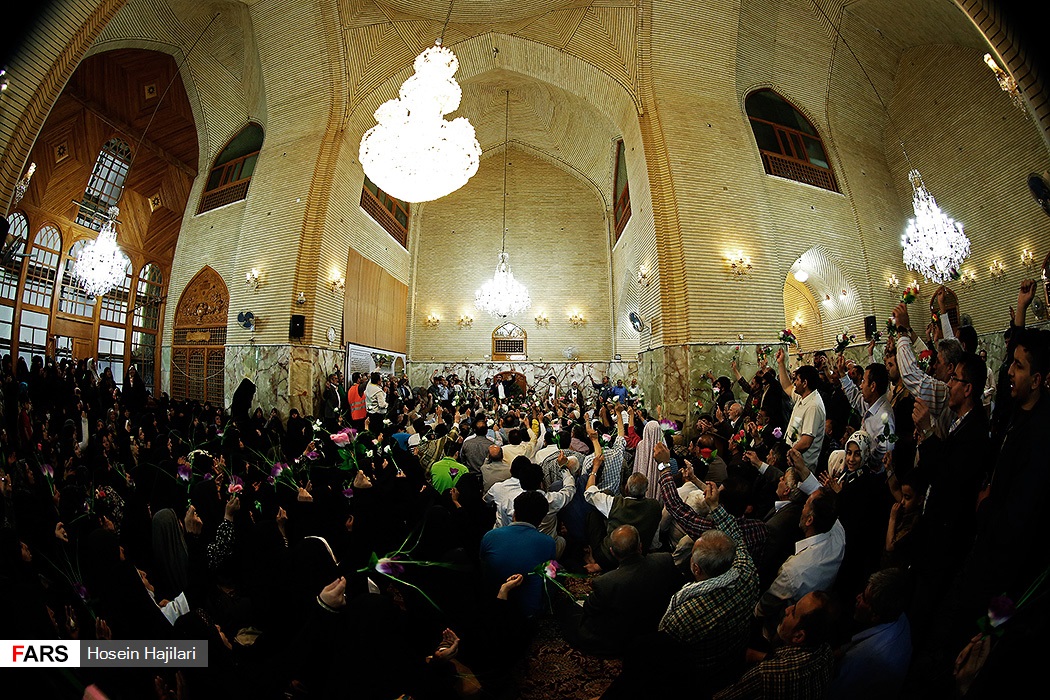 حرم امام علی (ع) در شب میلاد