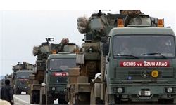 ادامه انتقال نیرو و تجهیزات نظامی ترکیه به مرزهای سوریه