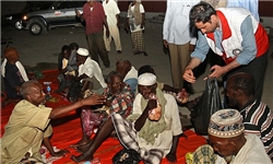 ساخت انبار مواد غذایی و درمانگاه ویژه آوارگان سومالیایی
