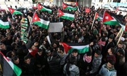 مردم اردن پس از نماز جمعه تظاهرات کردند