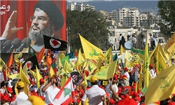 جشن باشکوه حزب الله لبنان در سالروز پیروزی بر دشمن صهیونیستی