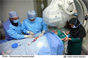 آنژیوگرافی اطفال در بیمارستان شهید رجایی