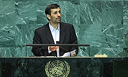 پخش زنده سخنرانی احمدی نژاد از شبکه های خبری جهان