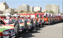 تجهیز آتش‌نشانی شهرداری ورامین به دستگاه خودرو سنگین اطفای حریق