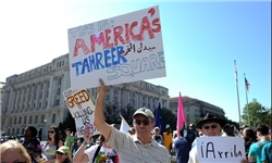 پیام مردم آمریکا اعتراض به نظام سرمایه‌داری است