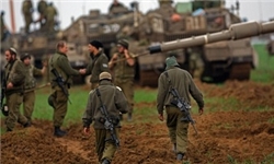 حرکت نفربرهای زرهی اسرائیل به سمت جنوب فلسطین اشغالی