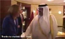 "فیلم" فاش‌شده سفر محرمانه امیر قطر به اسرائیل