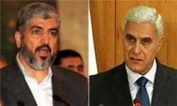 مشعل آشتی ملی فلسطینیان را با رئیس سازمان اطلاعات مصر بررسی کرد