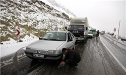 بارش برف و باران در تمام نقاط کردستان