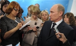پوتین وعده داد امنیت و دموکراسی در روسیه را تقویت کند