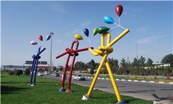 المان بازی‌های محلی در میادین برازجان نصب شد
