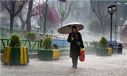 بارش شدید باران در گرگان / آب‌گرفتگی معابر و خیابان‎های گرگان