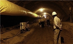 350 متر تونل قطار شهری قم حفاری شد