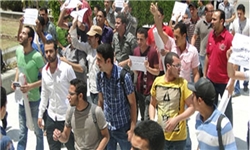 دانشجویان الازهر علیه شورای عالی نظامی مصر تظاهرات کردند