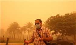 آبادان و خرمشهر را گرد و غبار غلیظی فرا گرفت / آلودگی 7 برابر حد مجاز