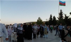 زنان محجبه جمهوری آذربایجان هویت واقعی این کشور را نشان دادند