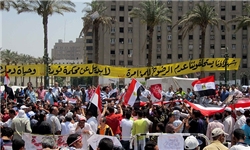 "فیلم" شادی مردم مصر پس از اعلام پیروزی مرسی در میدان التحریر