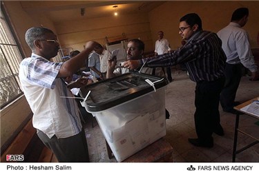 حضور مردم در روز اول انتخابات در قاهره