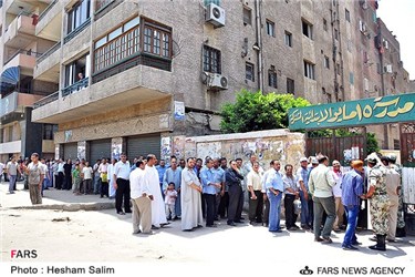 حضور مردم در روز اول انتخابات در قاهره
