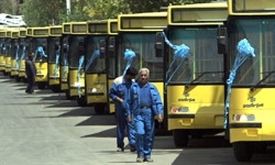 رژه ناوگان حمل و نقل شهرداری ارومیه برگزار شد