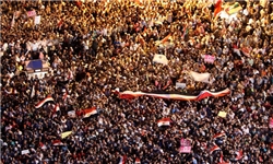 آغاز تجمع میلیونی مردم مصر در میدان التحریر