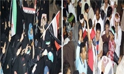 شادی و آتش‌بازی انقلابیون یمن برای پیروزی مرسی