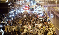 هزاران اسرائیلی بار دیگر علیه سیاست‌های اقتصادی نتانیاهو تظاهرات کردند