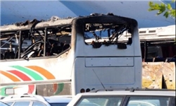 تلفات انفجار اتوبوس اسرائیلی‌ها در بلغارستان به 7 نفر رسید/ فرودگاه بورگاس بسته شد+عکس