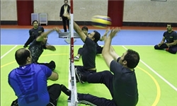 گلستان صدرنشین لیگ دسته یک والیبال نشسته شد