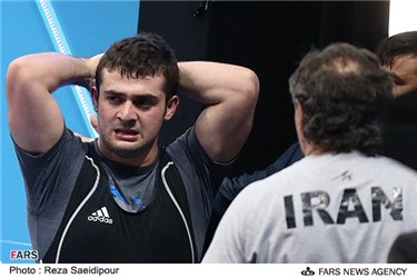 سعید محمد پور در رقابت‌های دسته 94 کیلوگرمی وزنه‌برداری المپیک لندن 2012