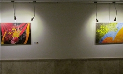 افتتاح نمایشگاه نقاشی 3 دختر هنرمند نوشهری