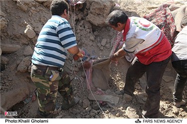 عملیات امداد و نجات زلزله دلخراش روستاهای ورزقان