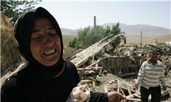 برپایی مجلس ترحیم درگذشتگان زلزله اخیر در ارومیه