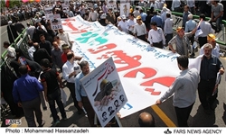 اقشار مختلف جنوب خوزستان راهپیمایی روز قدس را آغاز کردند