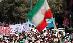 راهپیمایی اعتراض‌آمیز کانون‌های مساجد استان فارس