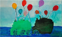 برپایی ایستگاه نقاشی کودک در برازجان