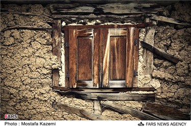 پنجره یکی از خانه های روستایی کوات 