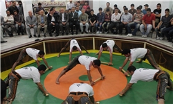 جشنواره ورزش پهلوانی در رشت برگزار شد