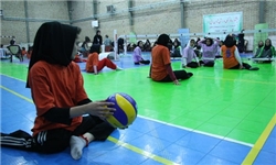 آمادگی بانوان والیبالیست رفسنجان در مسابقات دهه فجر