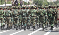رژه نیروهای نظامی و انتظامی در مسجدسلیمان برگزار شد
