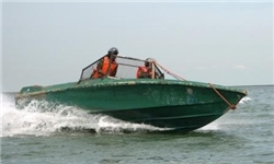 کشف یک فروند قایق پاروئی غیرمجاز در خلیج گرگان