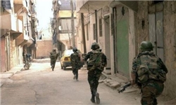 حمله ارتش سوریه به محل تجمع تروریست‌ها در ریف دمشق