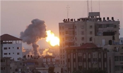 حمله جدید جنگنده‌های صهیونیست به غزه+ فیلم