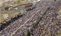 تظاهرات میلیونی یمنی‌ها در حمایت از غزه
