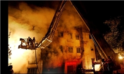 شرکت کاله مازندران دچار آتش‌سوزی شد