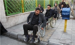 برگزاری مسابقه ویلچررانی بین معلولان زیرکوه