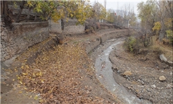 رهاسازی بخشی از رودخانه روستای مهرآباد