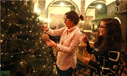 مسیحیان سوریه در مراسم سال نوی میلادی + عکس