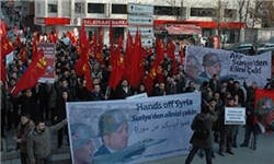 تظاهرات‌کنندگان در ترکیه: دست از سر سوریه بردارید +تصاویر