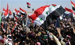تظاهرات صدها عراقی در حمایت از دولت مالکی و رد طایفه گرایی